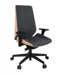 Fotel obrotowy Moon Wood Black