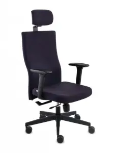 Krzesło obrotowe Team Plus HD Black