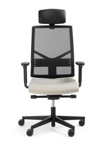 Fotel obrotowy Eleven 103 black z zagłówkiem